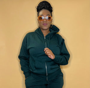 Let’s talk comfort - zip up hoodie