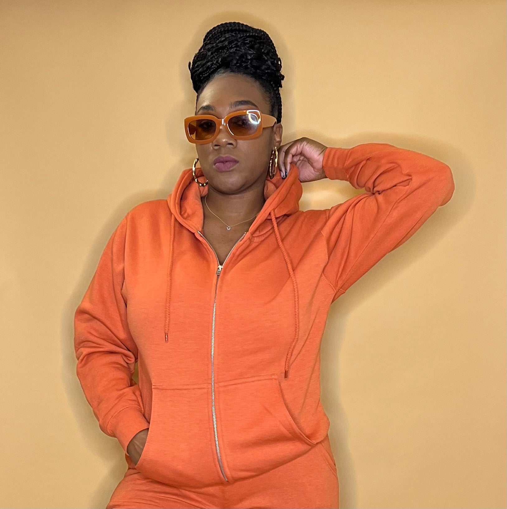 Let’s talk comfort - zip up hoodie