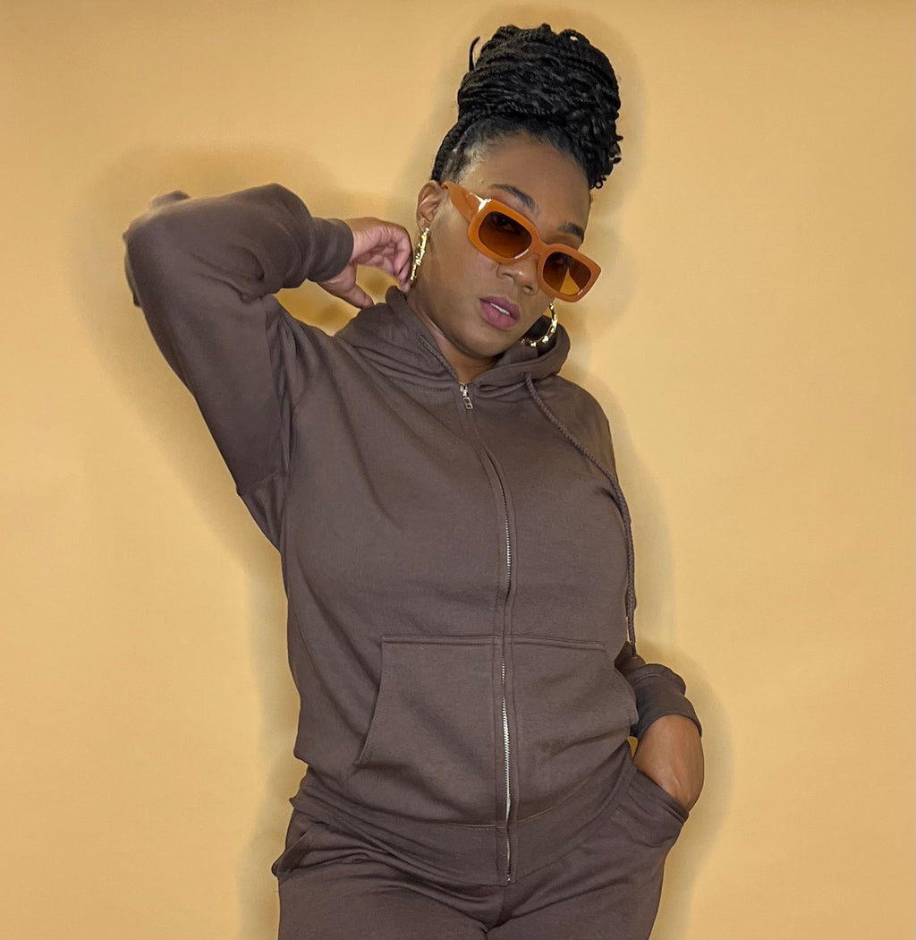 Let’s talk comfort - zip up hoodie