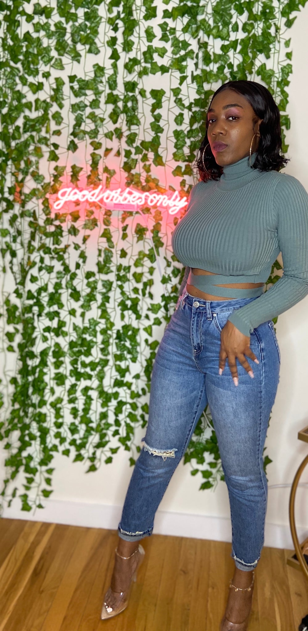 Not Yo Momma-Mom Jeans