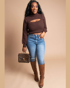 I Said Wow - Turtleneck Sweater